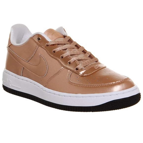 Air Force 1 Rose Gold Metallic Size 7y women’s 8.5 - Picture 5 of 7